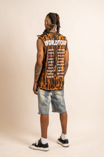 Bleached TC Muscle Tee