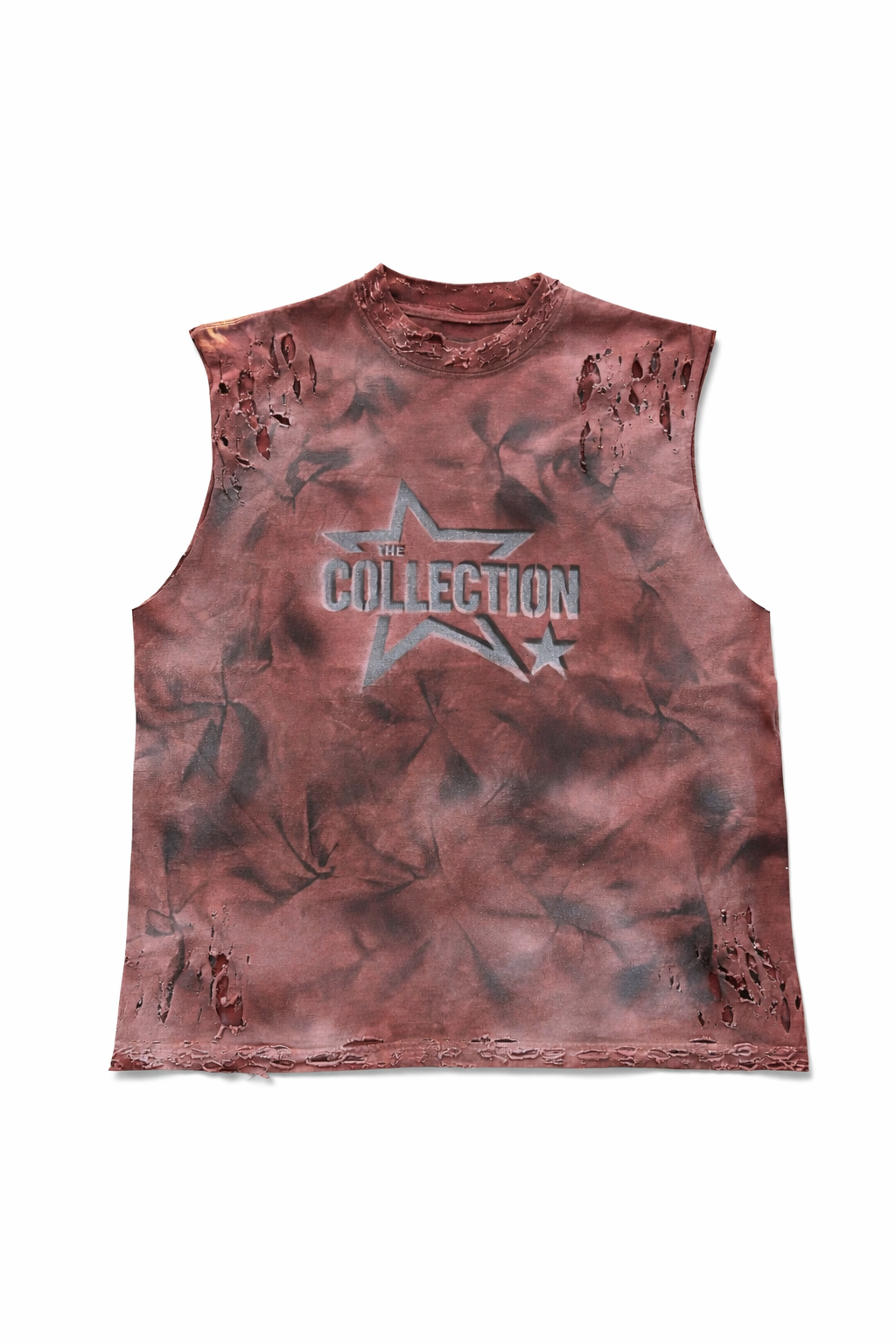 Brown Distressed Vintage Muscle Tee /// 1 of 1